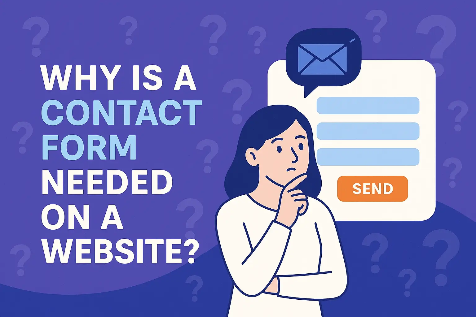 Why a contact form is needed on your website